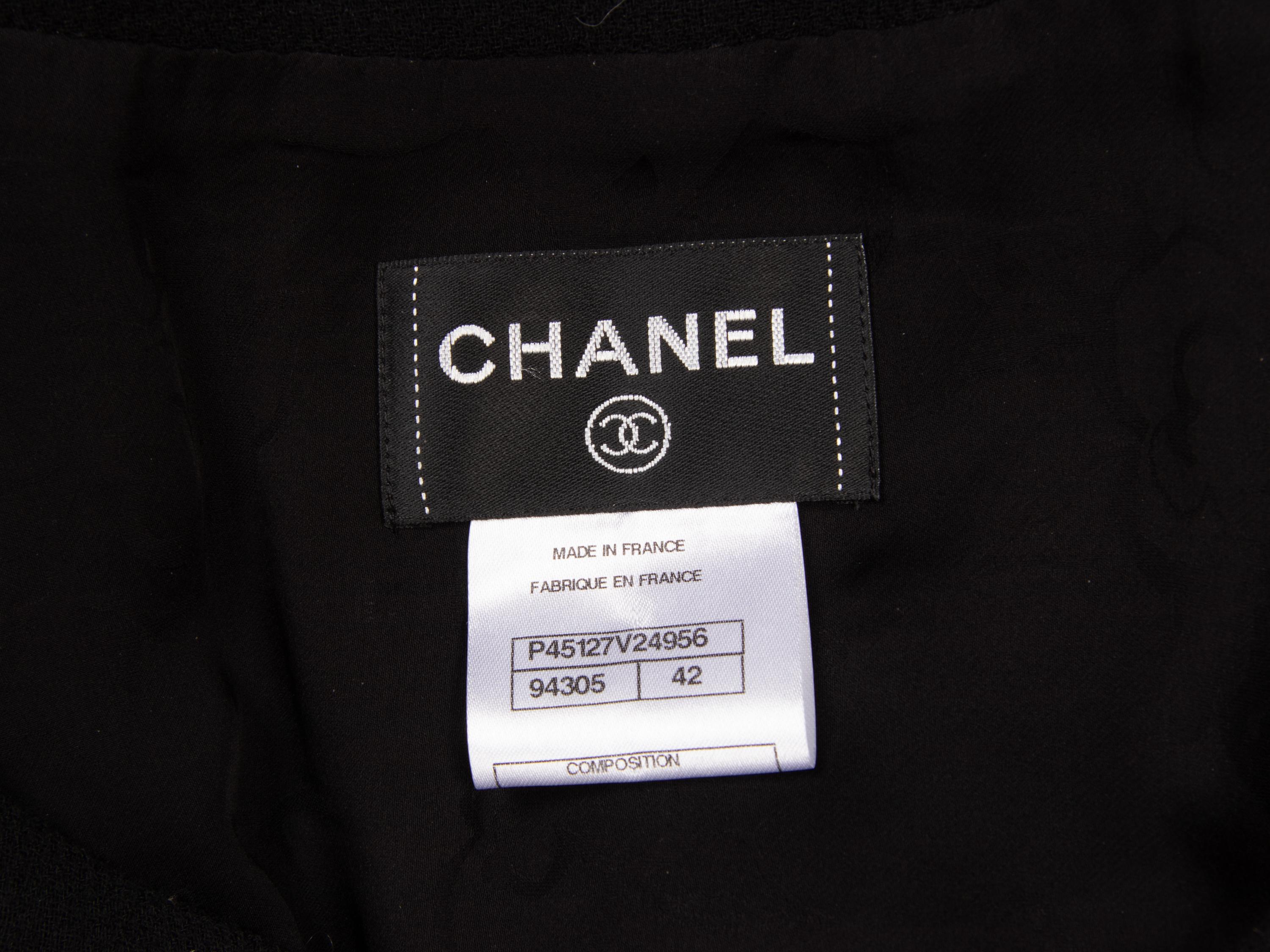 Chanel, Long Sleeve Wool Dress