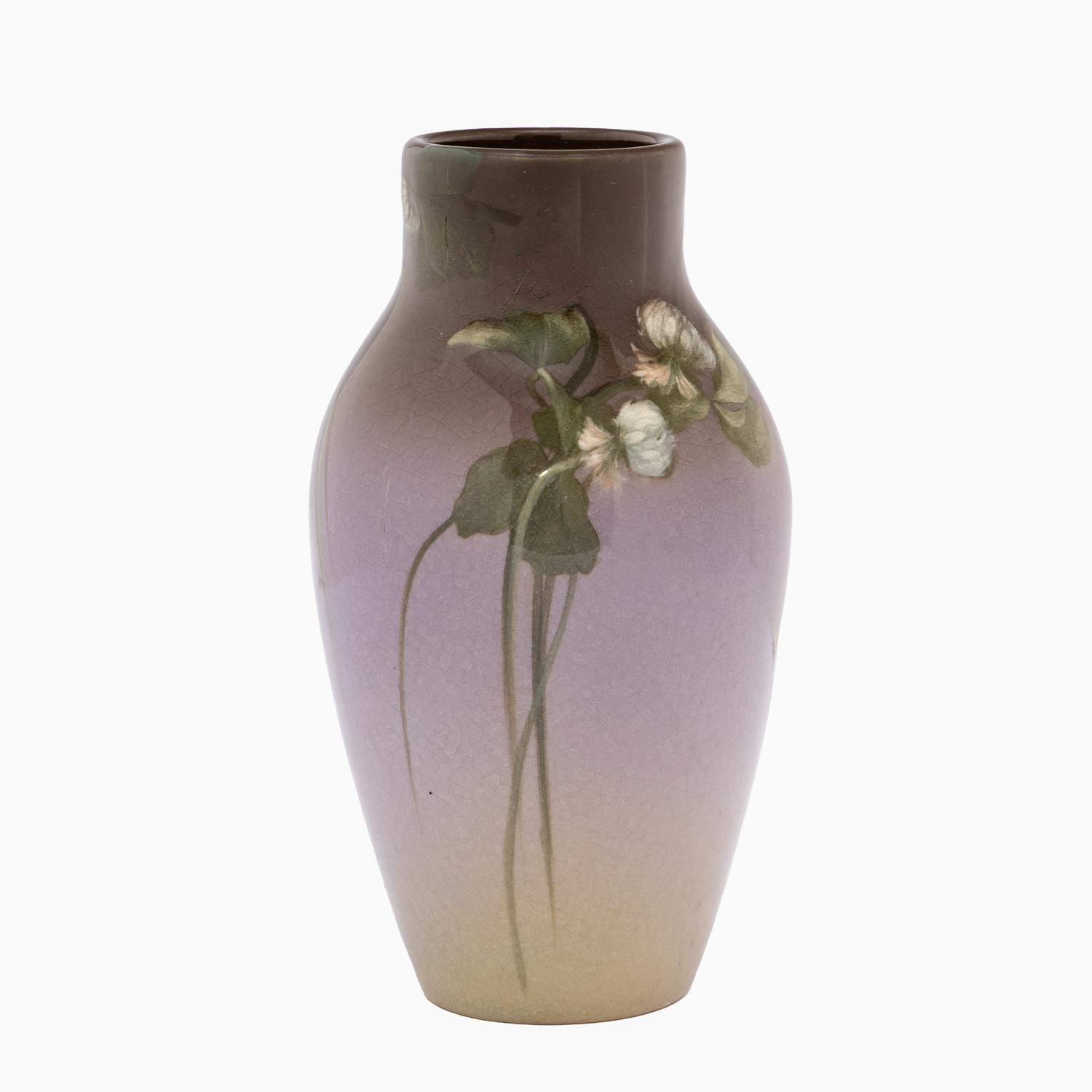 A Rookwood Iris Glaze Vase by Fred Rothenbusch