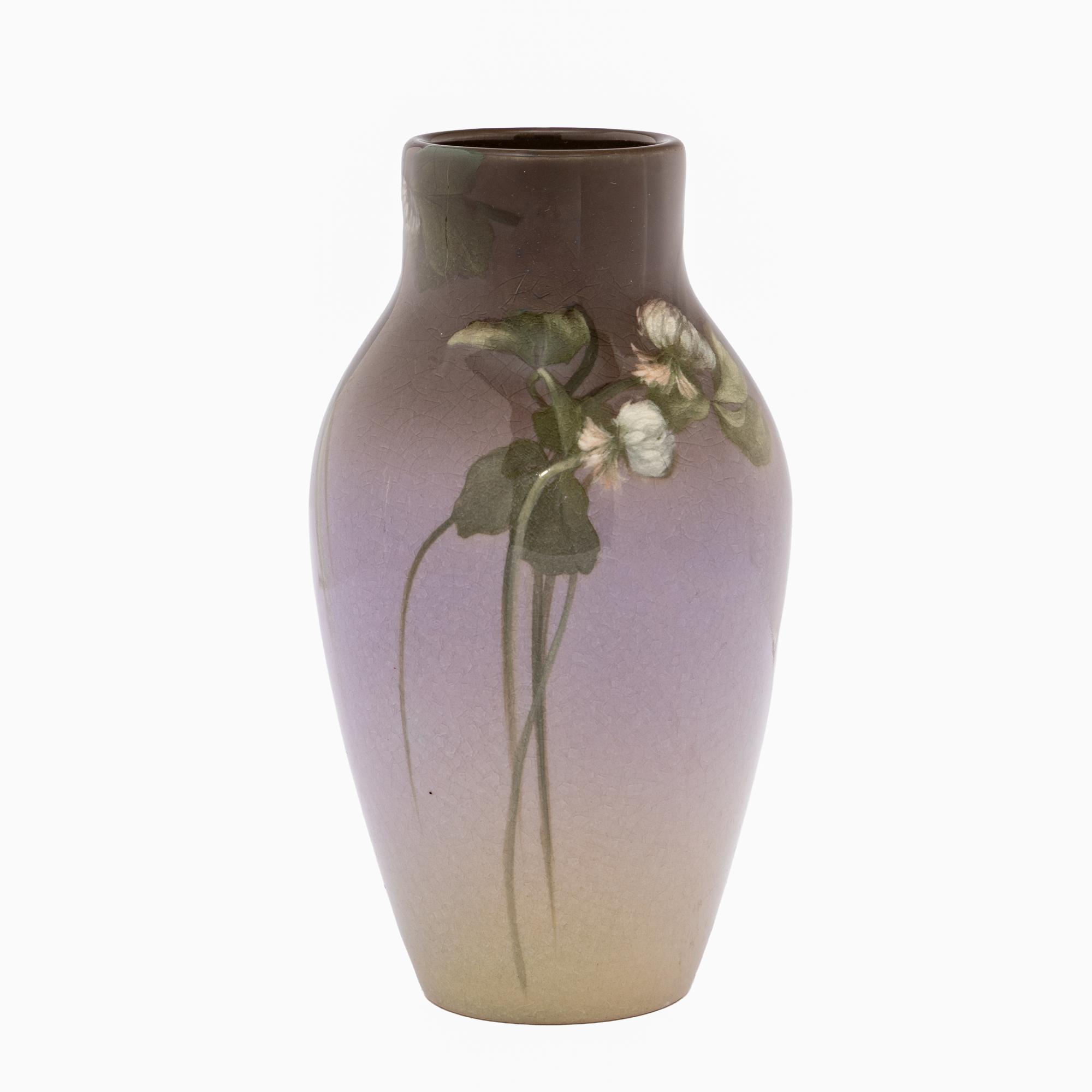 A Rookwood Iris Glaze Vase by Fred Rothenbusch