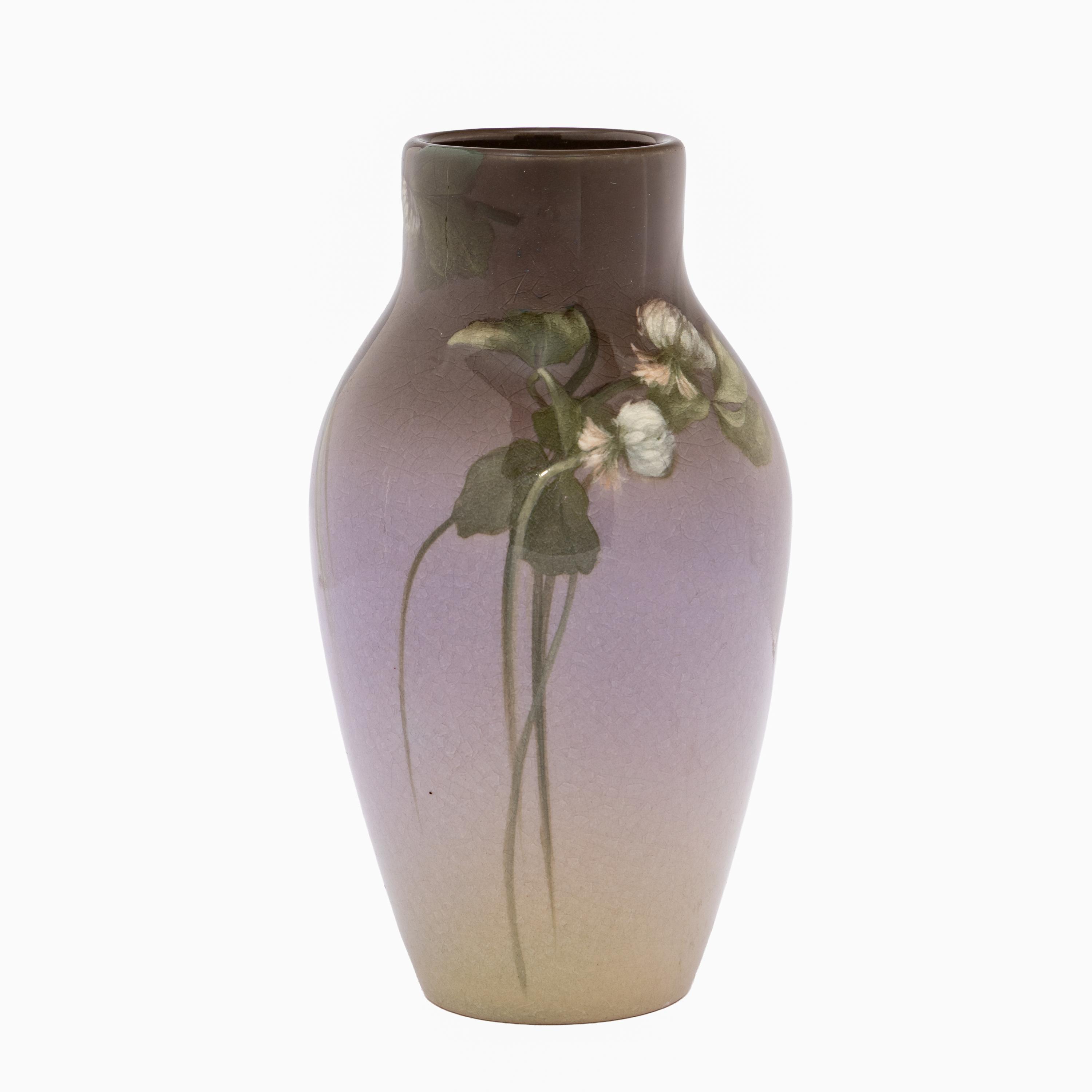 A Rookwood Iris Glaze Vase by Fred Rothenbusch