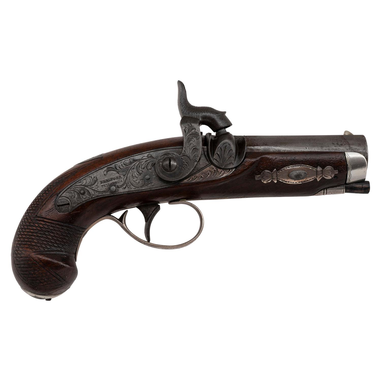 Scarce Hyde & Goodrich Agent Marked Henry Deringer Derringer Pistol