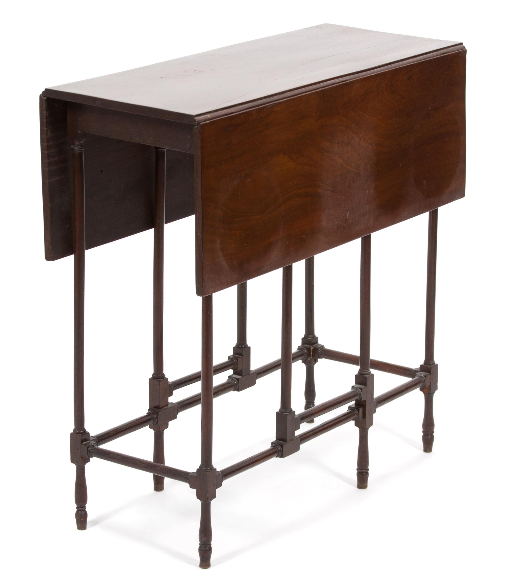 An English Regency Mahogany Drop Leaf Spider Leg Table — 19TH CENTURY