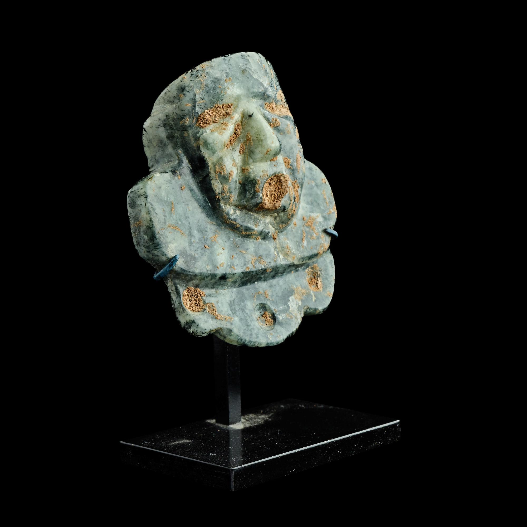 A Chontal or Olmec Jade Figure
