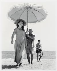 Robert Capa (Hungarian, 1913–1954) — Pablo Picasso and Françoise Gilot, 1948