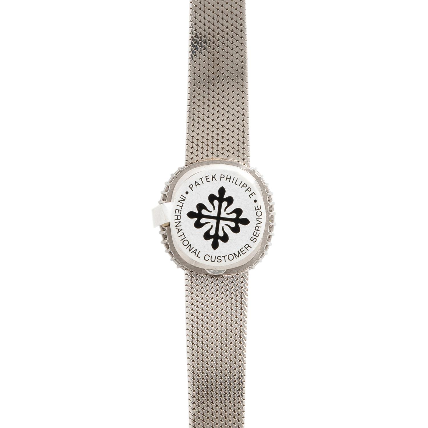 PATEK PHILIPPE, REF. 4138/1 18K WHITE GOLD AND DIAMOND WATCH