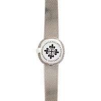 PATEK PHILIPPE, REF. 4138/1 18K WHITE GOLD AND DIAMOND WATCH