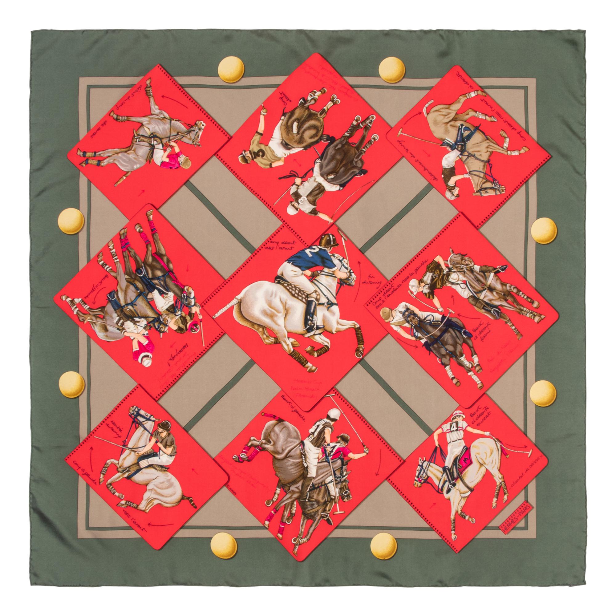 Four Hermès Scarves