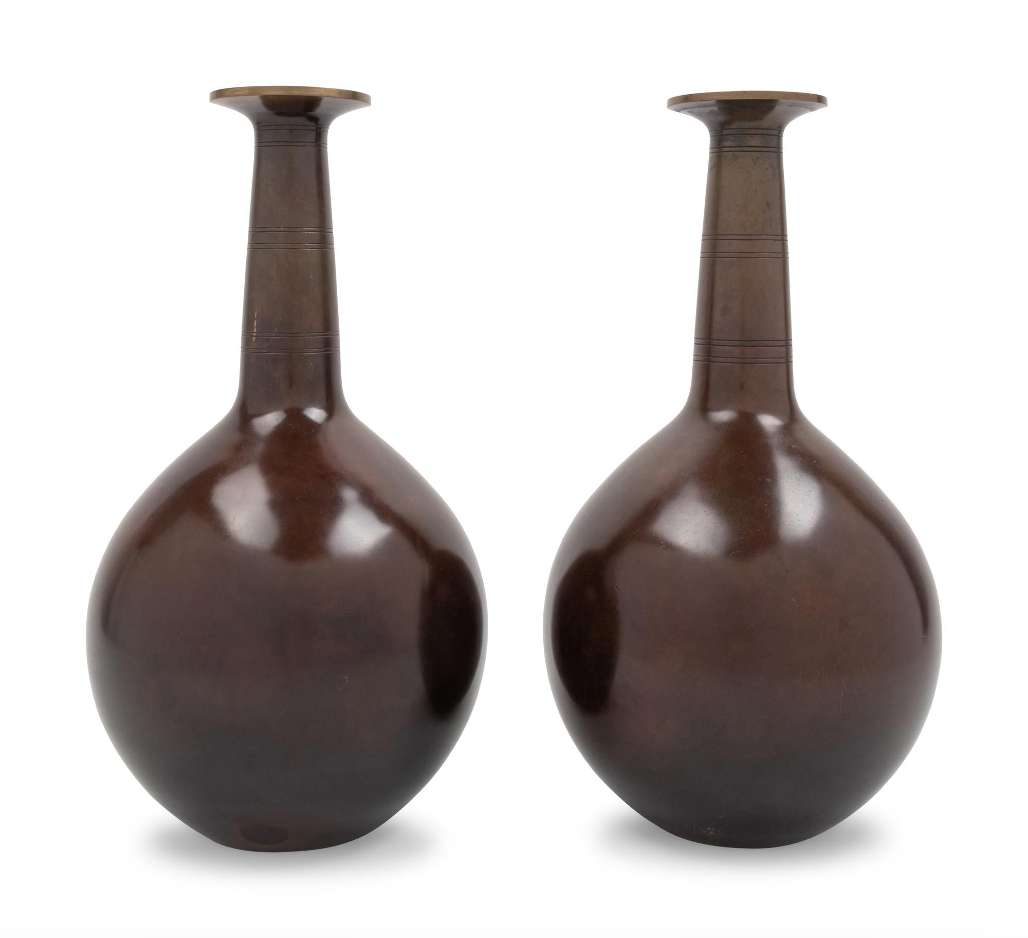 Pair of Vases, c. 1930 Guldsmedsaktiebolaget (GAB), Sweden