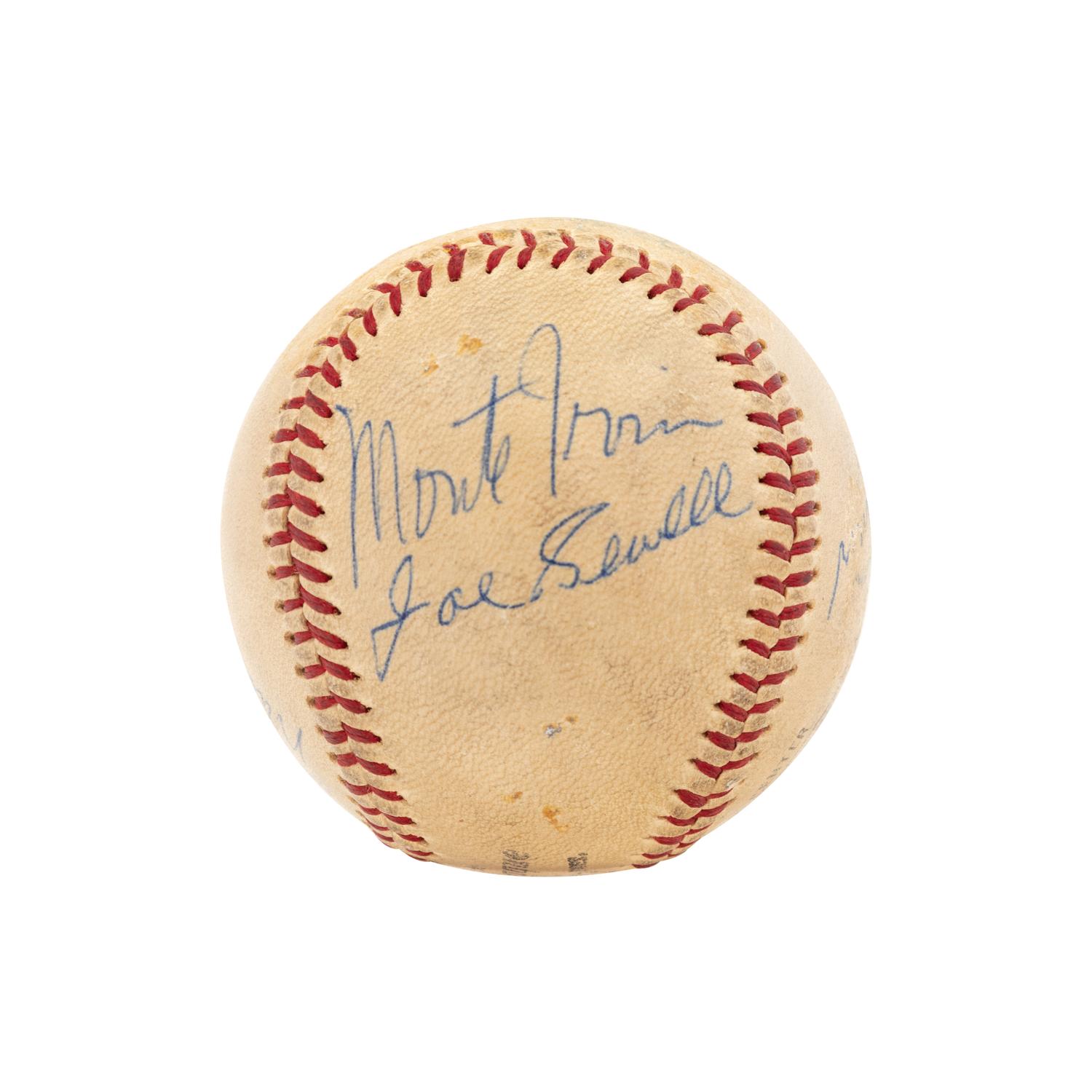 A Unique 1973 Hall of Fame Induction Weekend Signed Baseball,