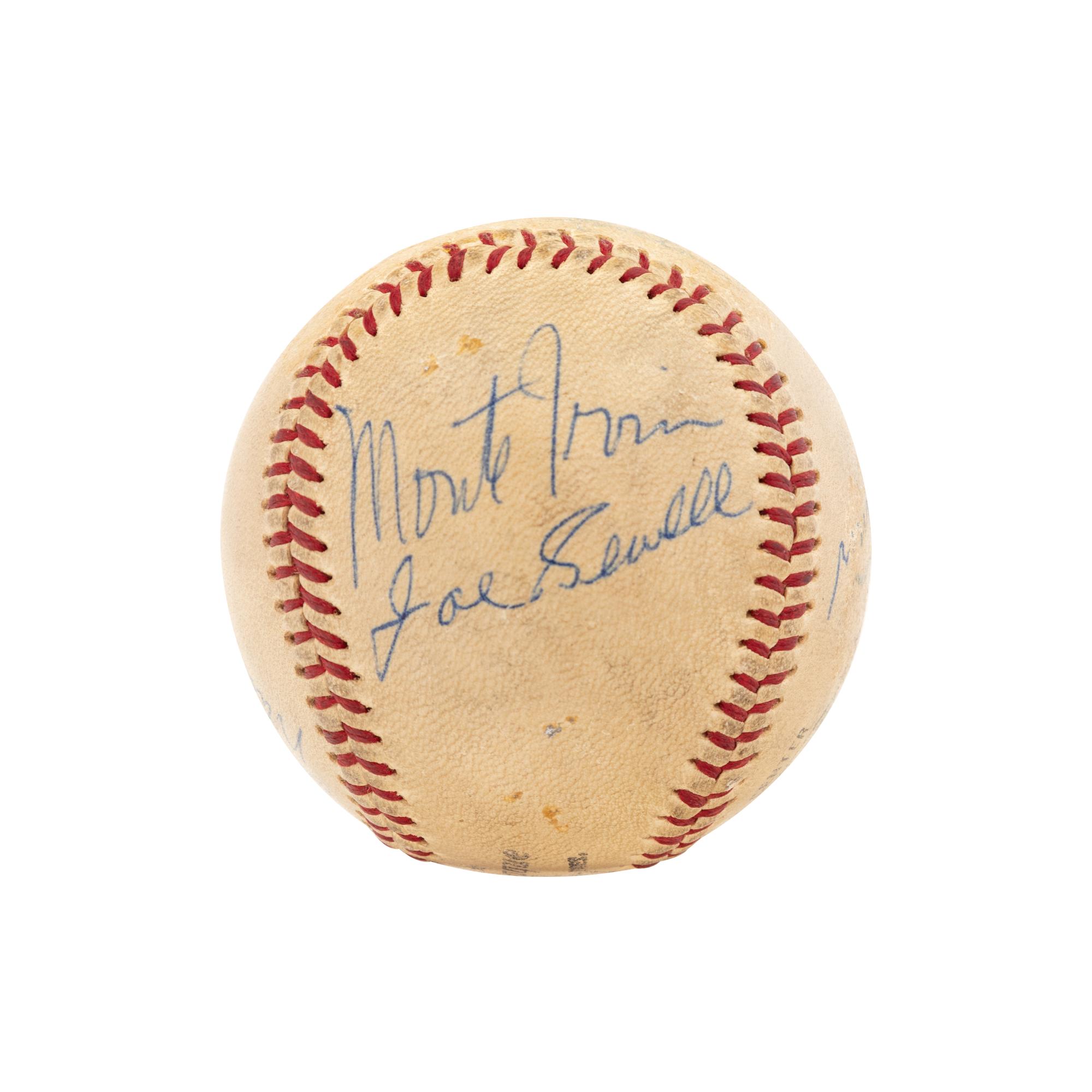 A Unique 1973 Hall of Fame Induction Weekend Signed Baseball,