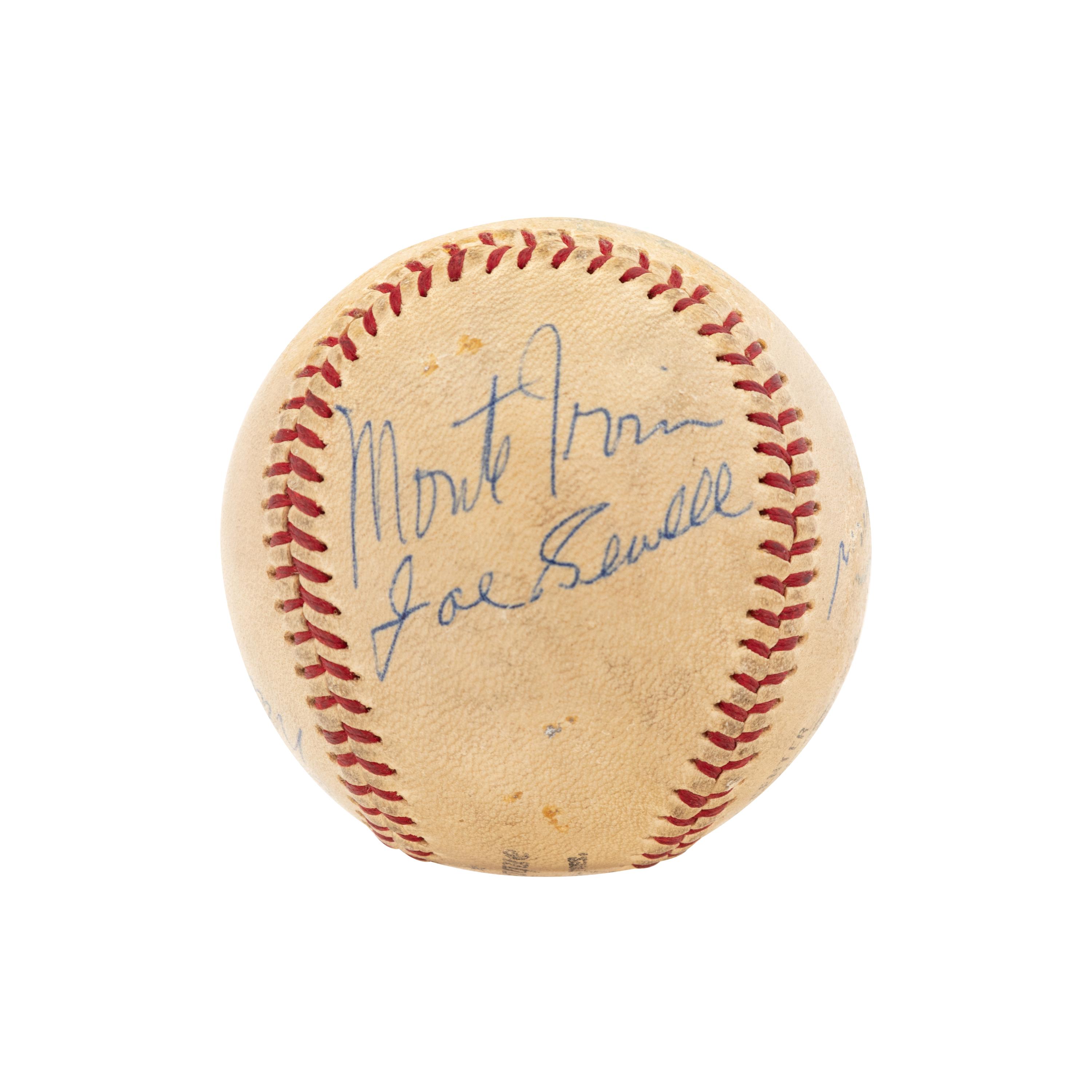 A Unique 1973 Hall of Fame Induction Weekend Signed Baseball,