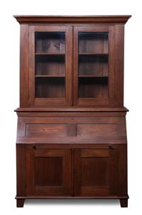 An American Secretary Height 68 1/2 x width 52 x depth 22 inches. — LATE 19TH CENTURY