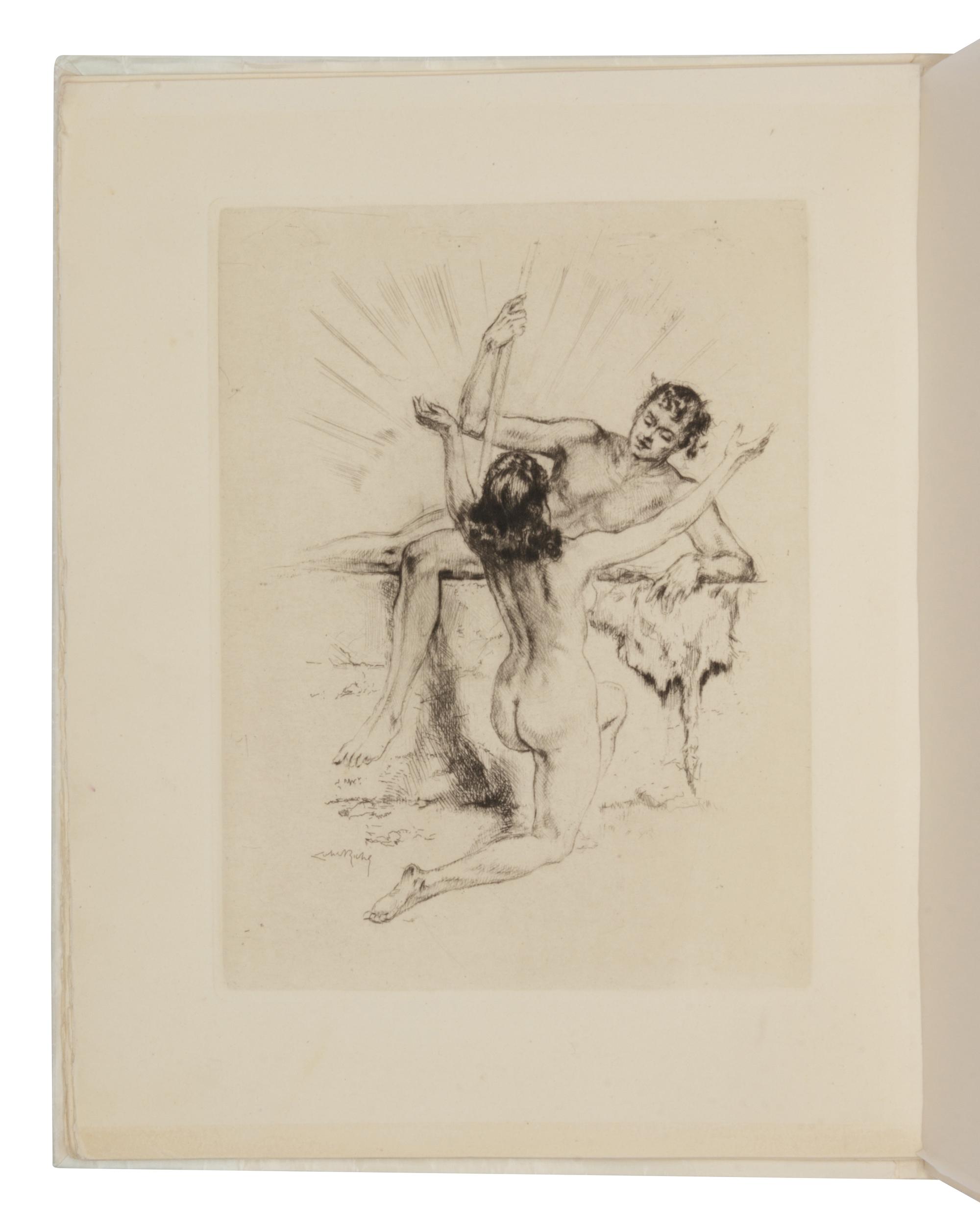 LOBEL-RICHE, Almery (1877-1950), illustrator. SALMON, André (1881-1969). Le Cantique des Cantiques . Paris: Editions du Livre de Plantin, 1947.