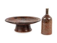 Ceramic Cake Tray and Vase
