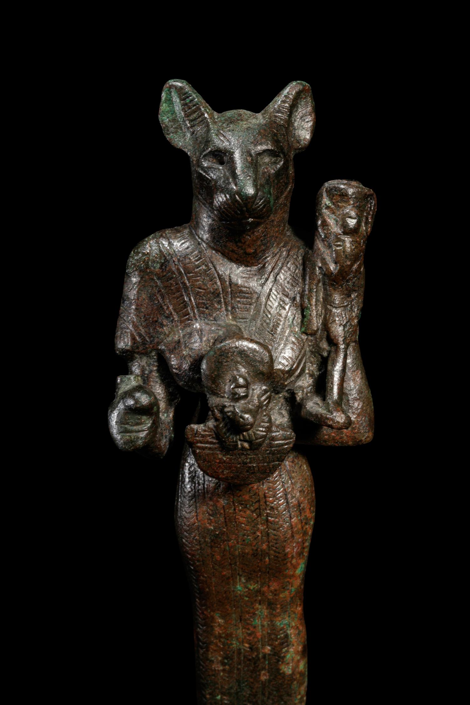 An Egyptian Bronze Bastet