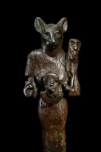 An Egyptian Bronze Bastet