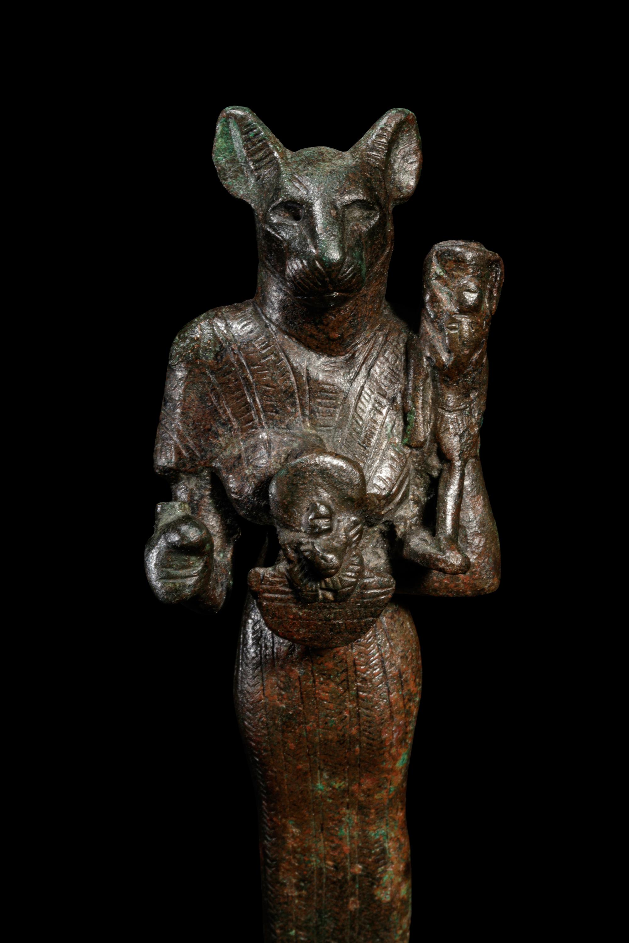 An Egyptian Bronze Bastet