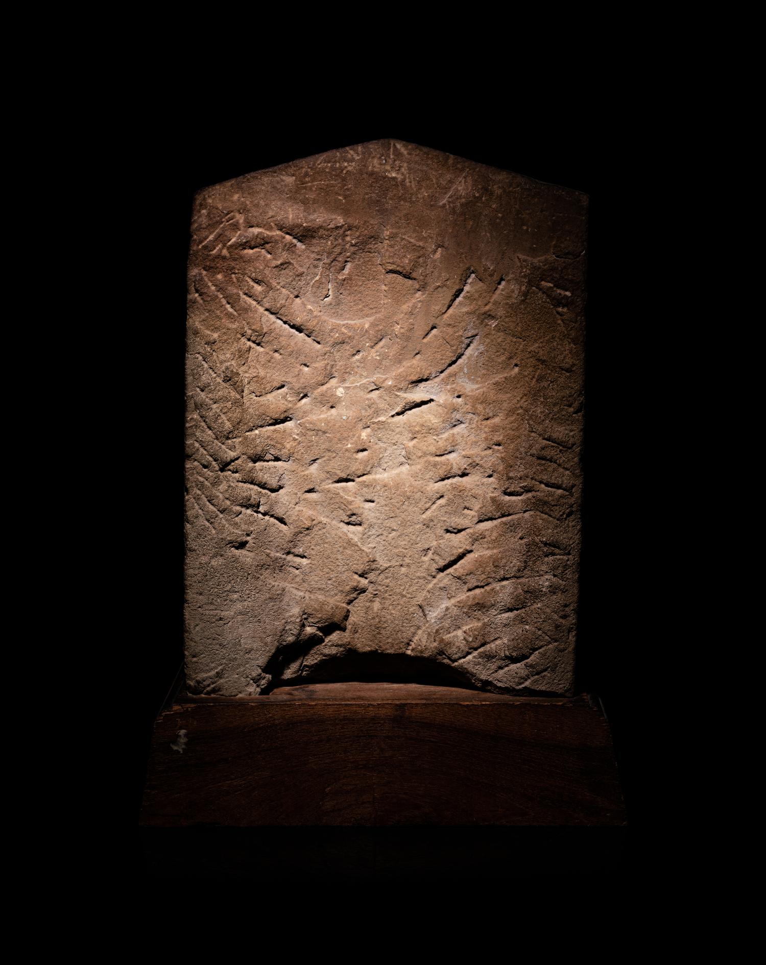 An Indian Red Sandstone Stele of Jainism Mahāvīra