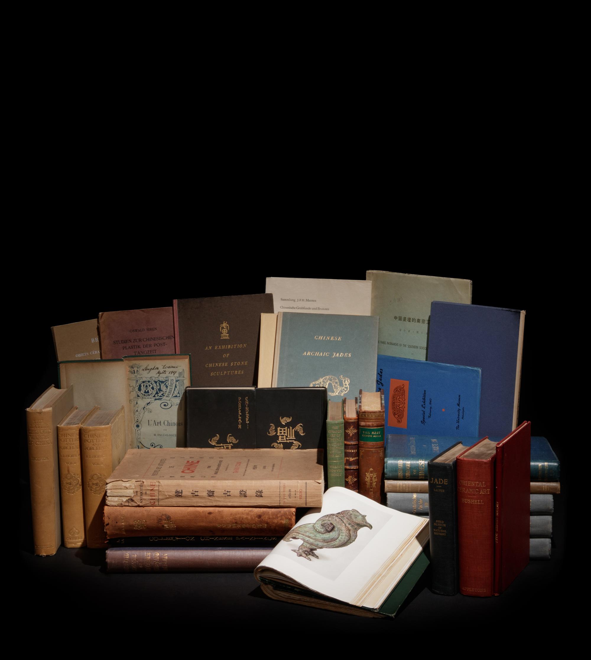 [THE REFERENCE LIBRARY OF C.T. LOO (1880-1957)] A group of works on Chinese art from the library of C.T. Loo, comprising: