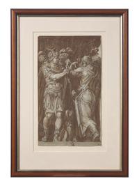 A Roman General with Soldiers, after the Palazzo Milesi Facade