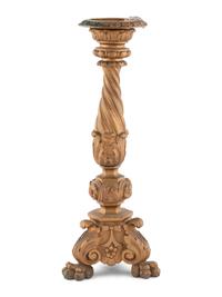 A Gilt Bronze Pricket Stick