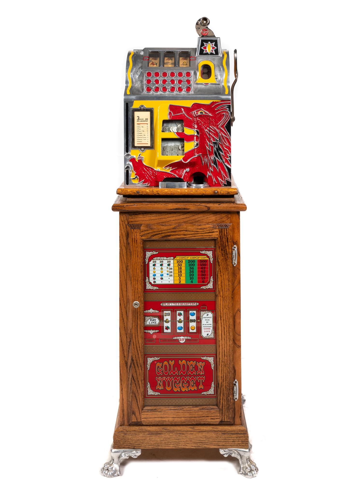 A Wolf's Head Slot Machine