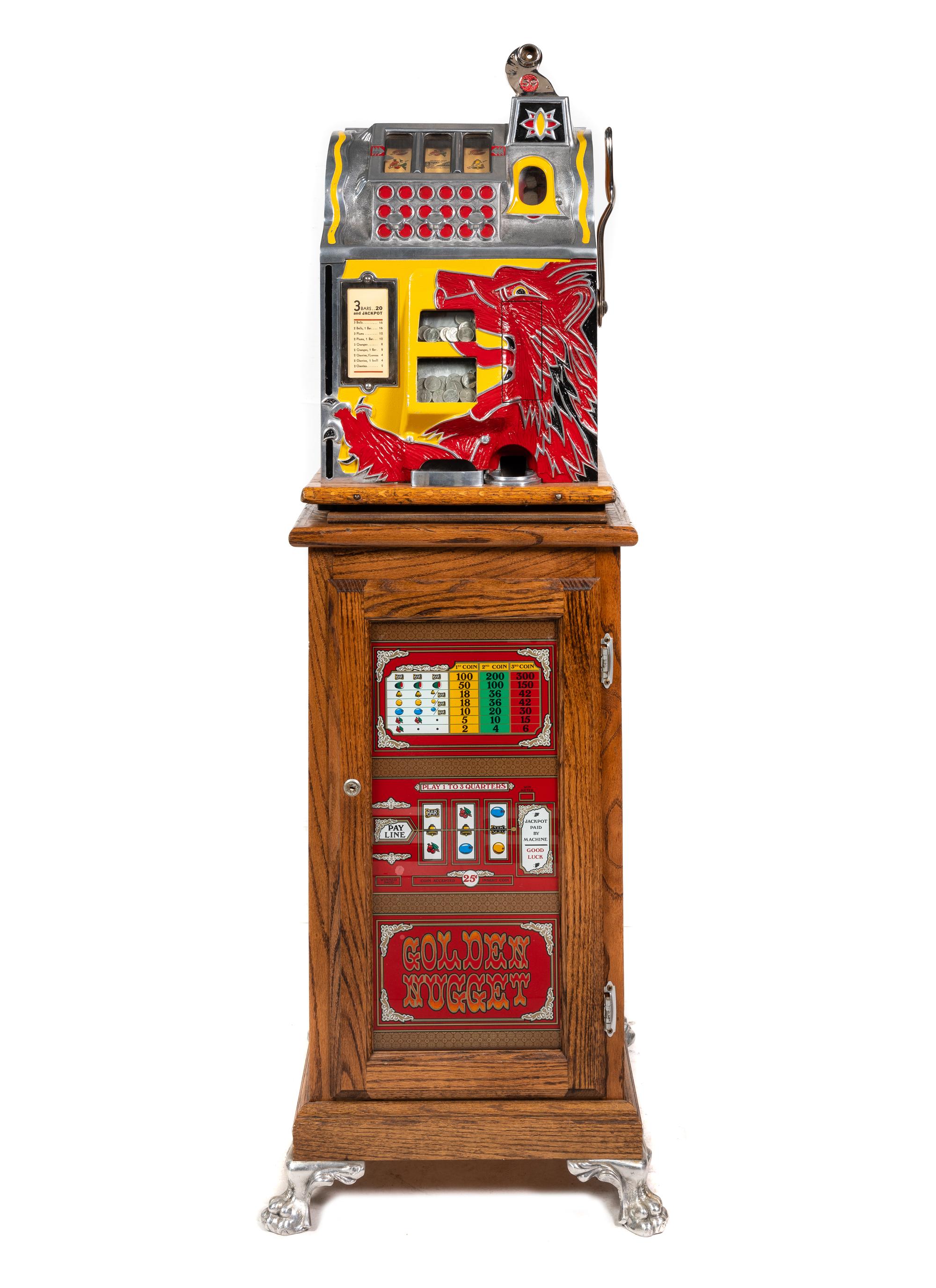 A Wolf's Head Slot Machine