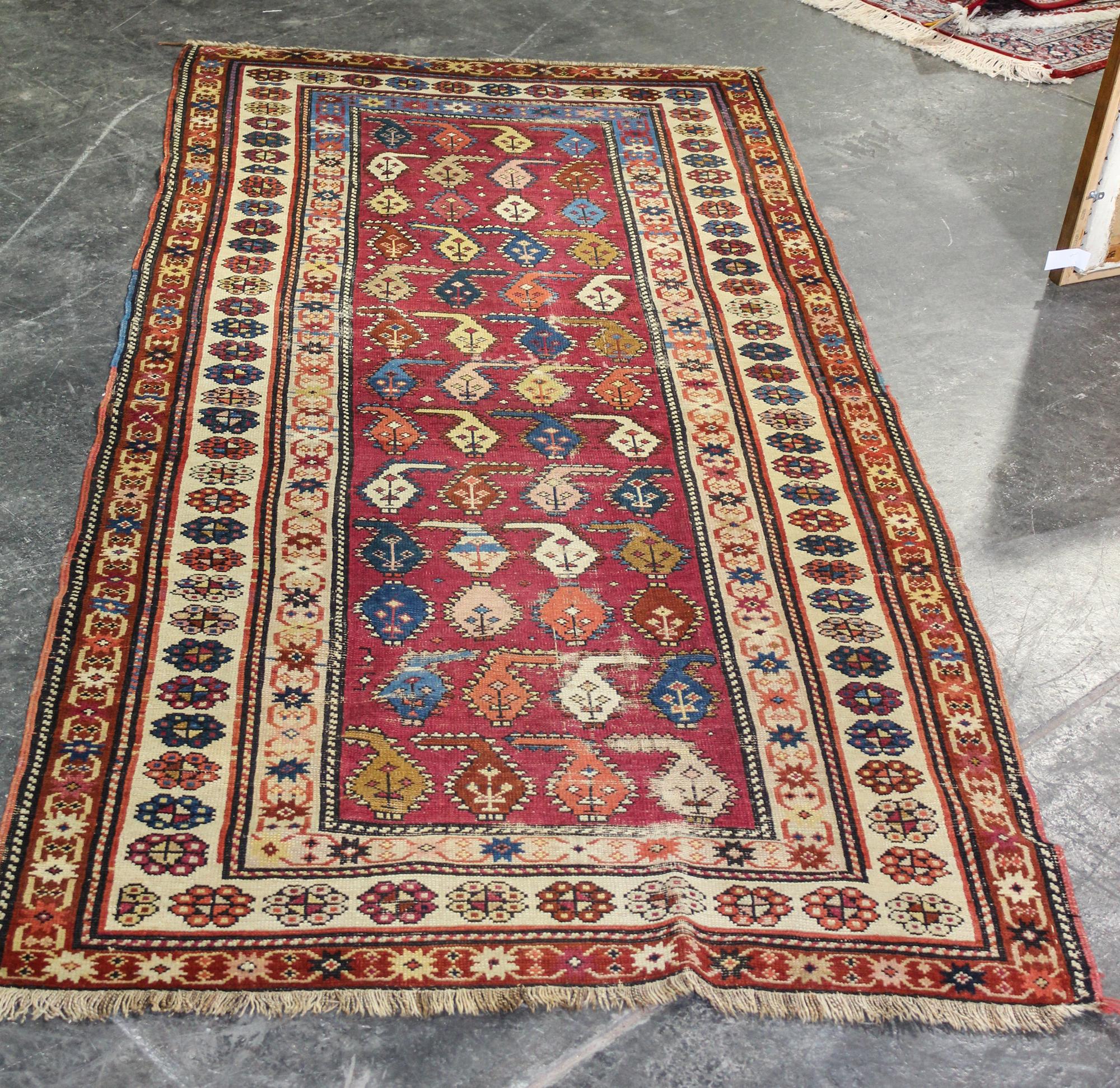 A Northwest Persian Wool Rug 7 feet 7 inches x 3 feet 6 inches. — FIRST HALF 20TH CENTURY