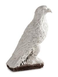 A Large Glazed Terra Cotta Model of an Eagle