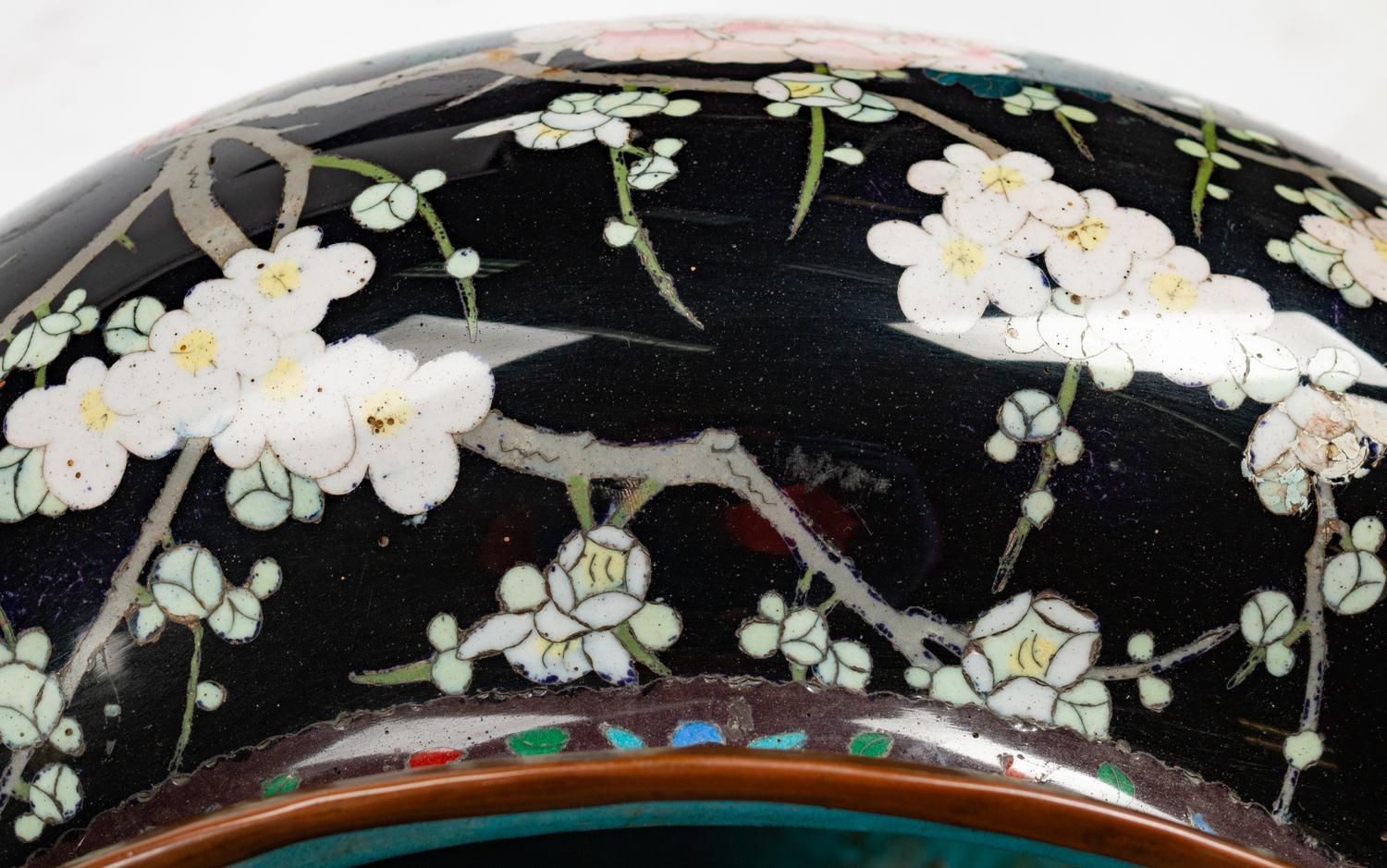 A Japanese Cloisonne Jardinière — 19TH CENTURY