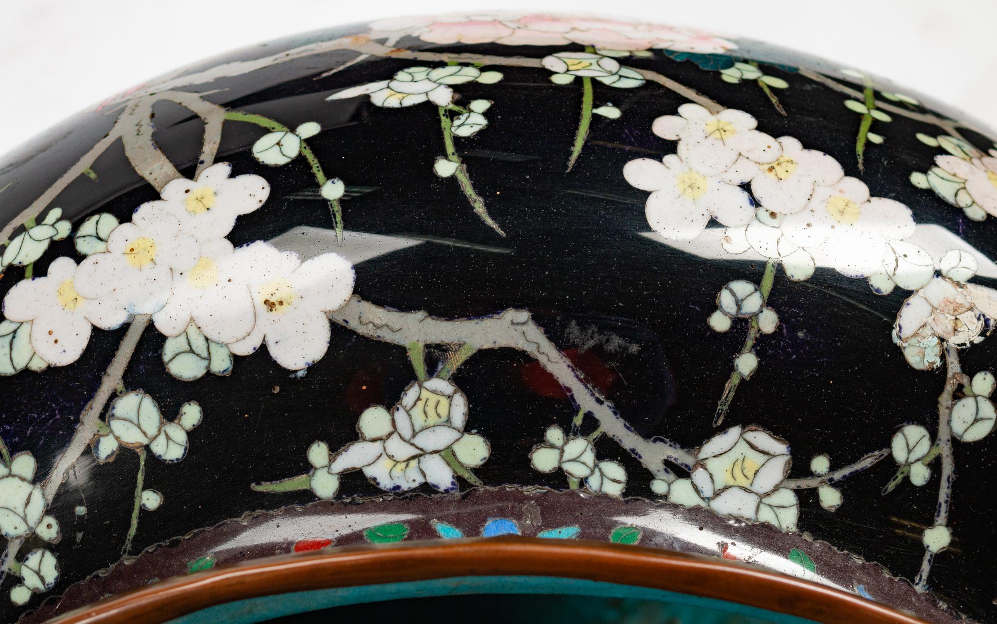 A Japanese Cloisonne Jardinière — 19TH CENTURY