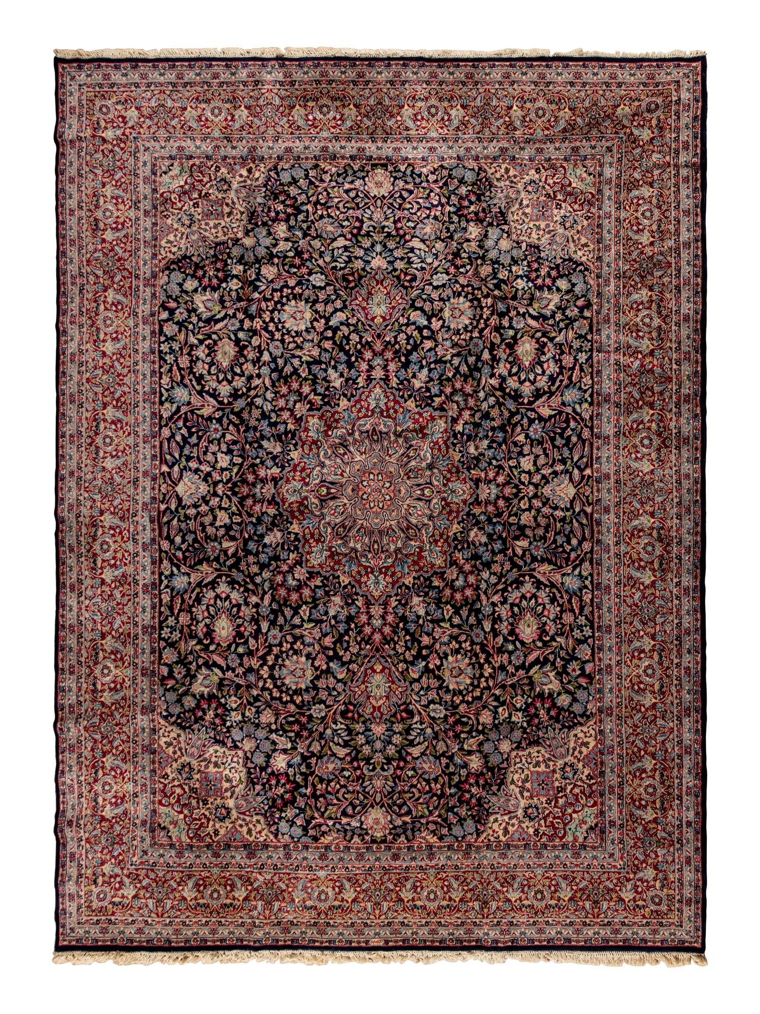 A Kirman Wool Rug