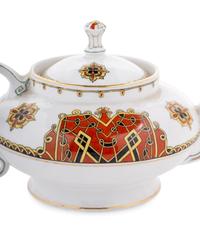 A Kornilov Bros. Porcelain Four-Piece Coffee Service