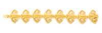 A Vintage 18 Karat Yellow Gold Bracelet, Mapamenos, Greece, 36.90 dwts.