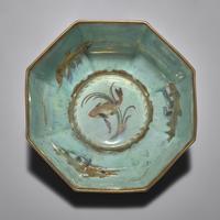 Group of 6 Fairyland Lustre bowls