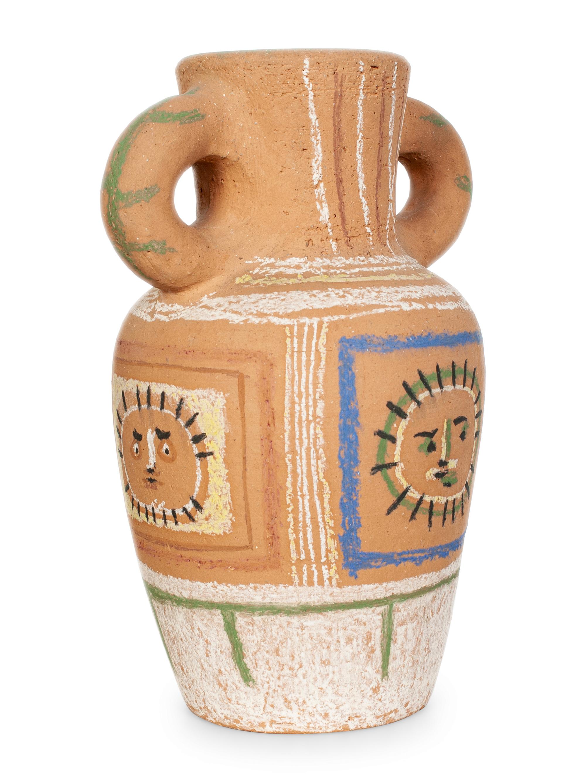 Vase au décor pastel (A.R. 190)