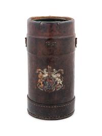 An English Leather Fire Bucket