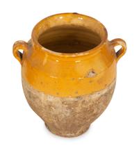 Three Partially Glazed Terra Cotta Olive Jars — 20th Century