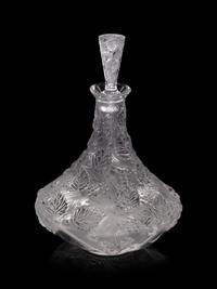A Lalique Baies et Feuilles Decanter