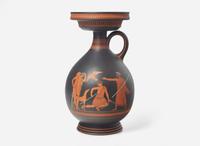 A Large and Important Wedgwood Encaustic Decorated Black Basalt Vessel, UK, 1790s