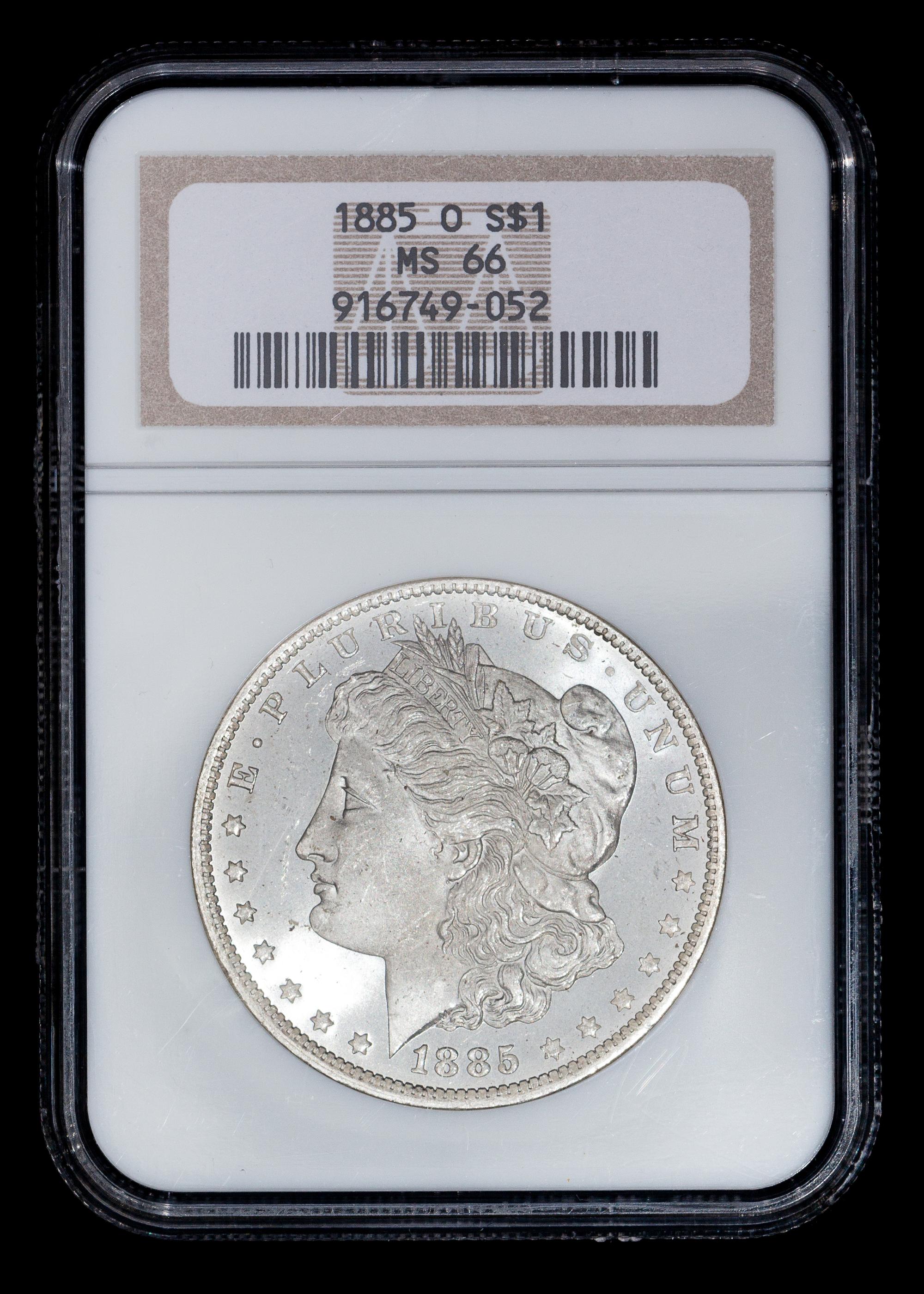 A United States 1885-O Morgan Silver $1 Coin