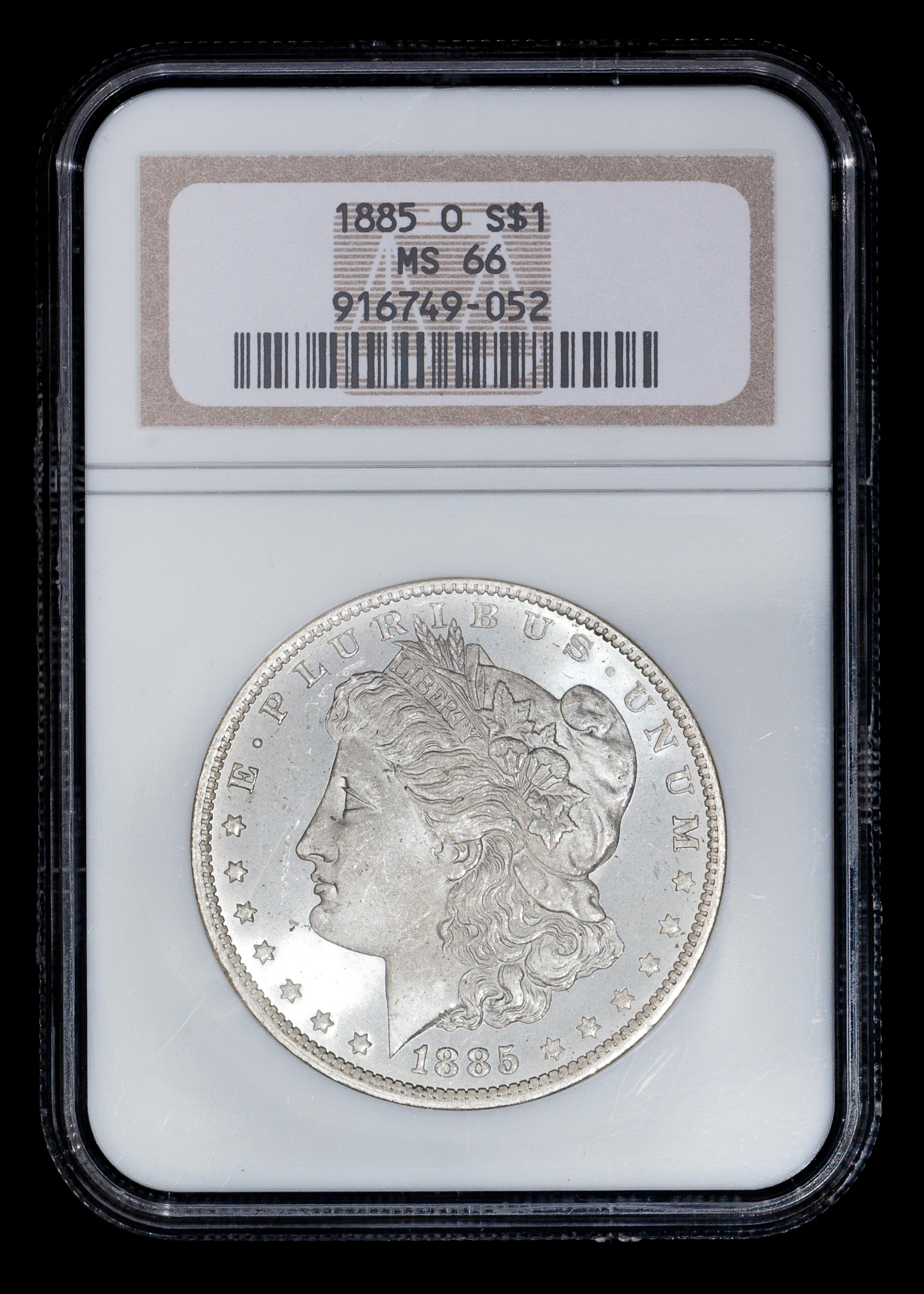 A United States 1885-O Morgan Silver $1 Coin
