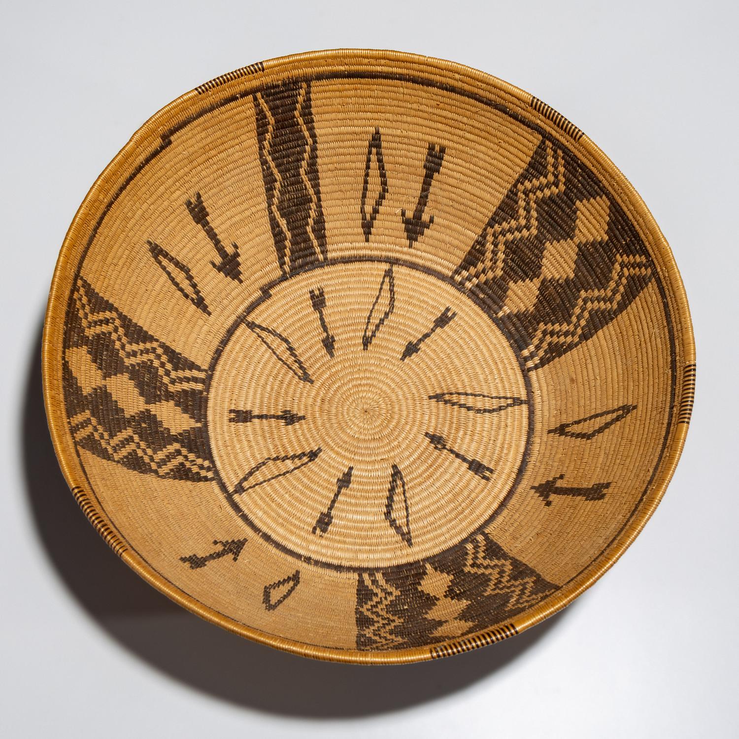 Paiute Pictorial Basket