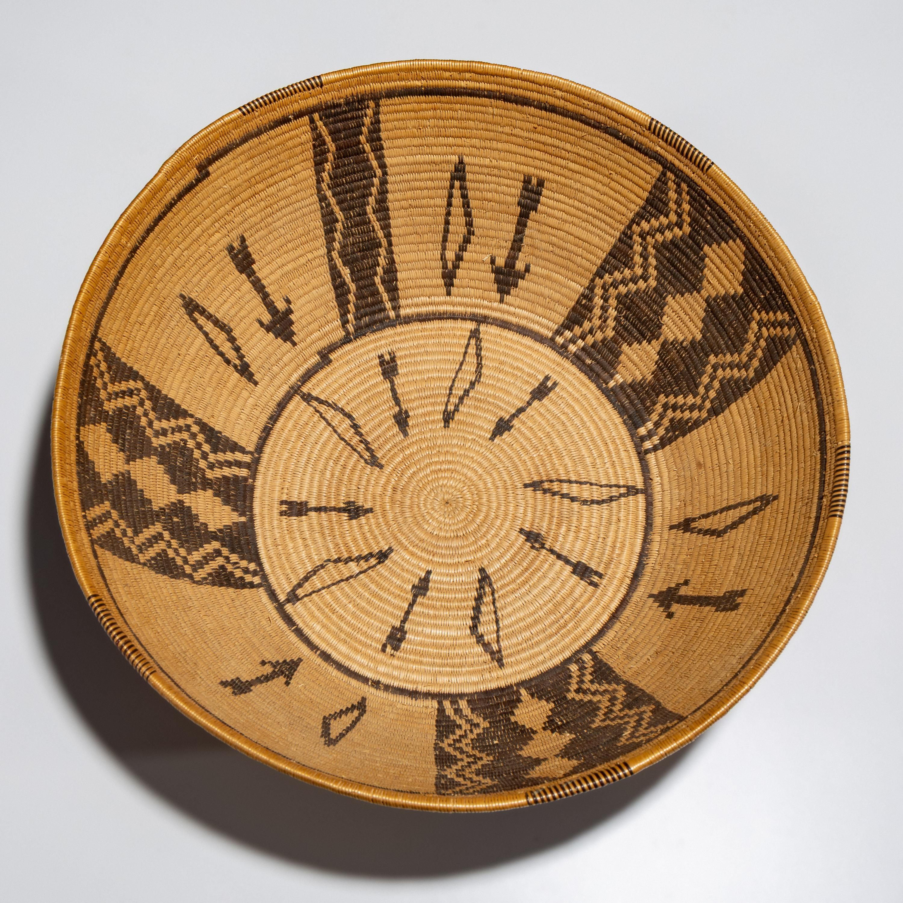 Paiute Pictorial Basket