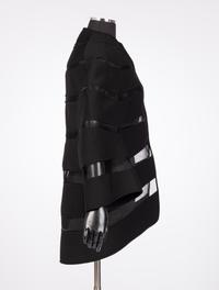 Chado Ralph Rucci Wool and Synthetic Braid Banded Jacket, 2000-10s