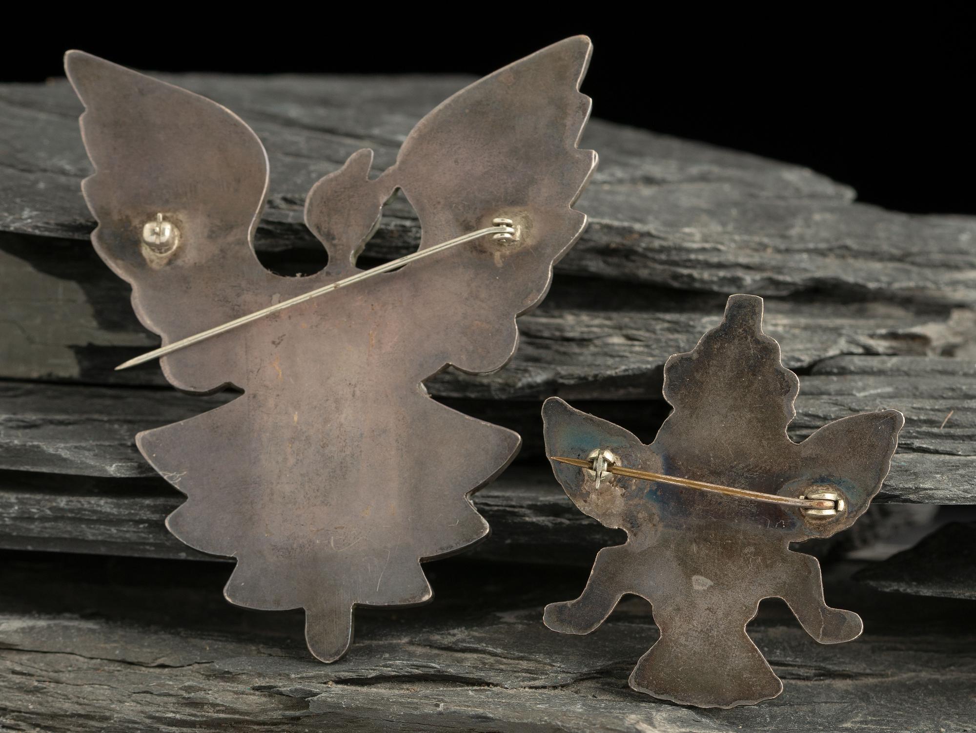 Zuni Inlay Pins / Brooches