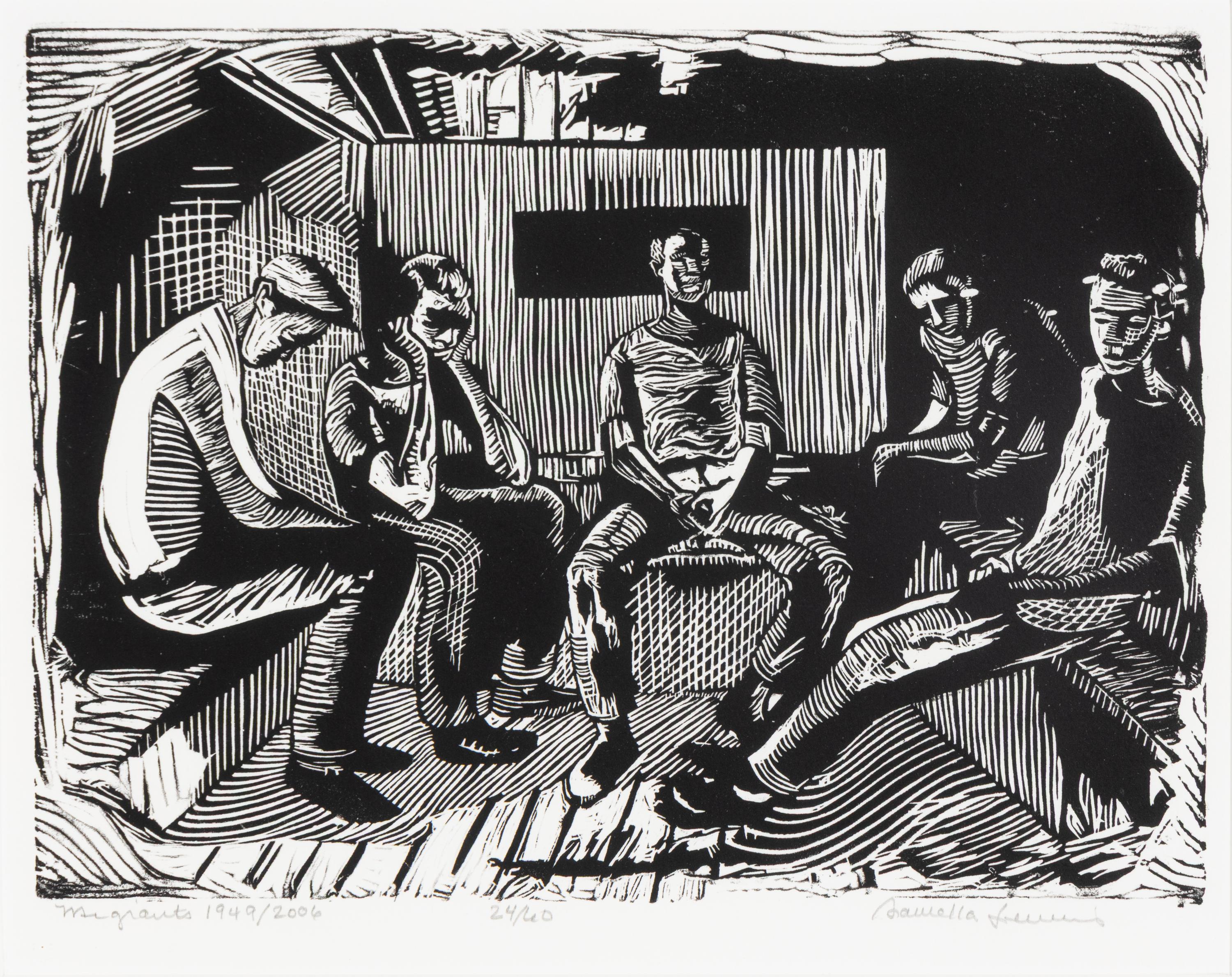 Samella Sanders Lewis (American, 1923–2022) — Migrants , 1949/2006