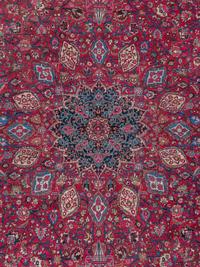 A Meshed Wool Rug