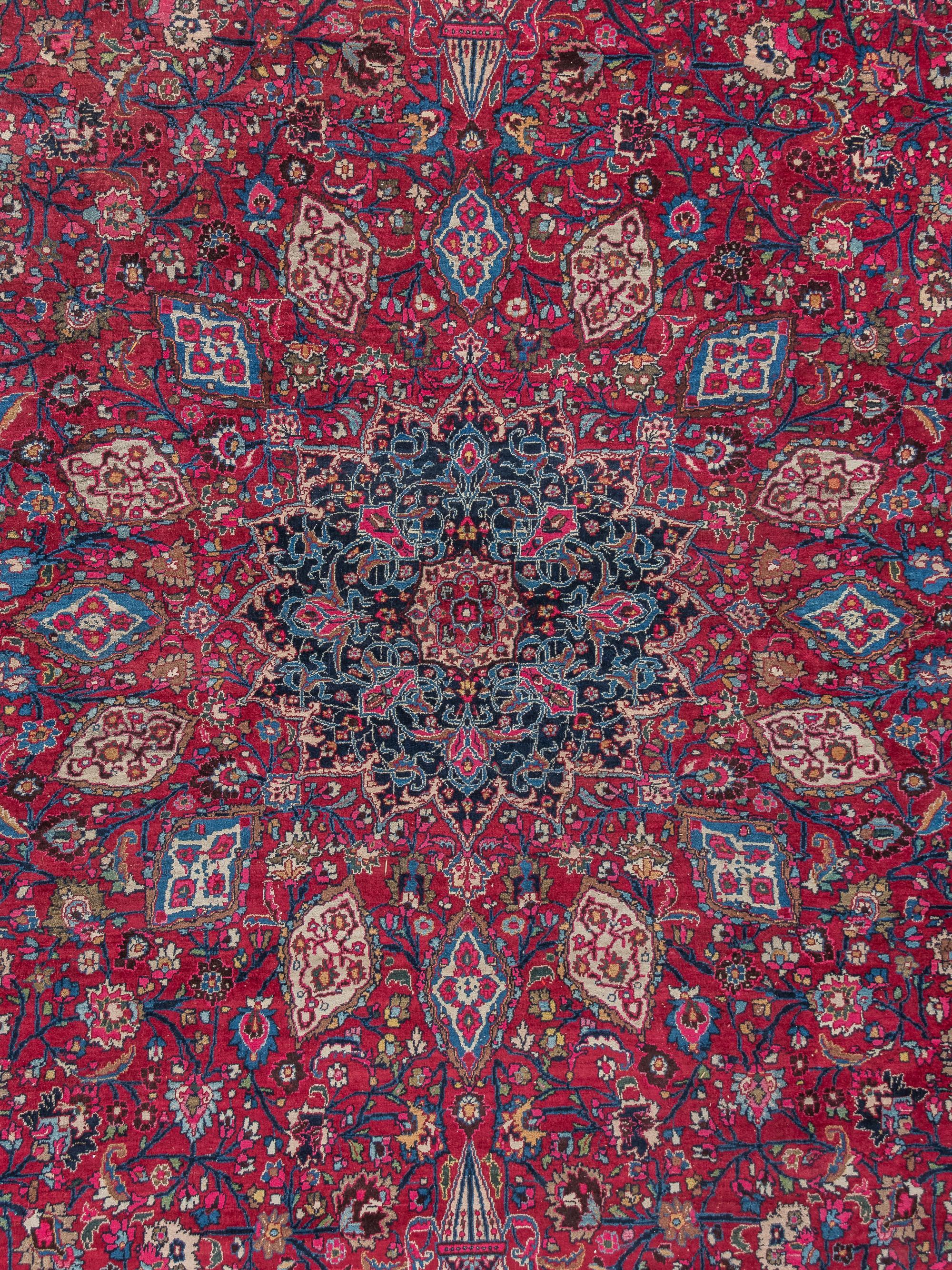 A Meshed Wool Rug