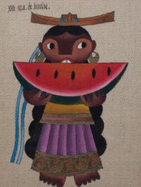 Jose Illa Desetvin, (Mexican, 20th century), Girls (two works)